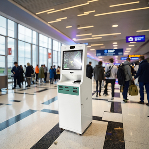 Sân bay lên máy bay vượt qua <span class=keywords><strong>in</strong></span> ấn kiosk với tiền mặt chấp nhận/Dispenser & EMV chứng nhận - Product Image 1