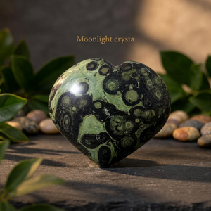 Cœur gonflé en jaspe Kambaba, pierre de cristal naturelle polie, cœur décoratif de guérison pour la décoration intérieure, la méditation, le Reiki, cadeau - Product Image 3
