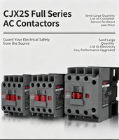 Contacteur magnétique AC CJX2S-09, 3 pôles, 9A, bobine 110V/48V/380V, 1NO+1NC, CE IEC60947-4-1, contacteur de commande de moteur