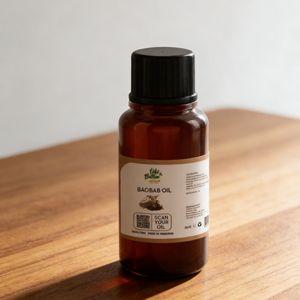 Huile de baobab Mrembo Naturals pure, distillée à la vapeur, liquide biologique pour peau normale, hydratant pour cheveux, revitalisant pour la peau, beauté, 30 ml - Product Image 1