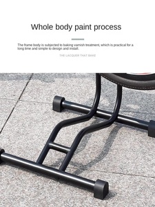 Single-Tier L-Type Bicicleta <span class=keywords><strong>Display</strong></span> <span class=keywords><strong>Rack</strong></span> Portátil Standing Tipo Metal <span class=keywords><strong>Rack</strong></span> para Carro Suporte Fácil Instalação Bicicleta Estacionamento <span class=keywords><strong>Rack</strong></span> - Product Image 4