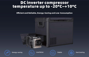 Nevera Portátil GCSOAR de 40L para Camping, Refrigerador para Auto, para Picnic al Aire Libre, Pesca, Almacenamiento en el Hogar, con Energía Solar - Product Image 4