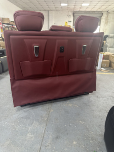 Asiento de Cuero Personalizado de Lujo VIP, Sofá Cama Ajustable, Compatible con Volkswagen Multivan, <span class=keywords><strong>Caravelle</strong></span>, Sprinter Van, Vito - Product Image 4