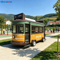 Camion de café mobile, remorque de restauration pour le campus, vente de nourriture de rue, chariot alimentaire pour les événements culturels