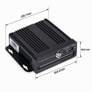มินิ <span class=keywords><strong>MDVR</strong></span> OEM ODM 4CH AHD เครื่องบันทึกภาพเคลื่อนไหวบนยานพาหนะ ขนาด 128.7x128.7x40 มม. น้ำหนัก 0.5 กก. สำหรับรถตู้ รถโค้ช ใช้ในกลุ่มรถโดยสาร ขนาดกะทัดรัด พร้อม G-Sensor และพอร์ต RS232 I/O - Product Image 2