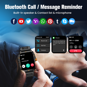 Relojes inteligentes Amoled V71 para exteriores baratos de alta calidad, últimas llamadas, Monitor de oxígeno en sangre con frecuencia cardíaca Real, reloj inteligente para hombre - Product Image 2