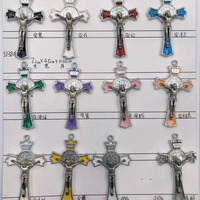 Centre de chapelet catholique, corss et crucifix pour la fabrication de chapelet