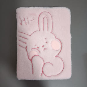 Fournitures de papeterie pour jeunes étudiantes filles dames <span class=keywords><strong>livre</strong></span> de compte à main fantaisie dessin animé Animal voyage Plan Journal Journal Journal duveteux carnet - Product Image 3