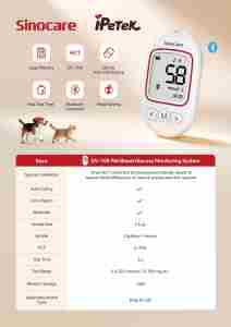Medidor de Glucosa en Sangre para Mascotas <span class=keywords><strong>Sinocare</strong></span> GV-100, Monitor Veterinario de Glucosa en Sangre, Sistema de Monitoreo de Glucosa en Sangre para Perros y Gatos - Product Image 5