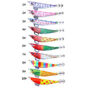 Leurre de pêche en mer artificiel lumineux en forme de banane, 12 cm, 14,3 g, avec hameçon et fil, pour calamar et crevettes - Product Image 6