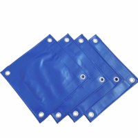 Bâche en vinyle en tissu enduit de PVC imperméable pour l'extérieur Bâche en PVC pour camion d'usine