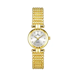 BS FA1735 Nuevo reloj de cuarzo con incrustaciones de diamantes de imitación Roman Digital Unisex Movimiento ultrafino Reloj de pulsera de temperamento lujoso