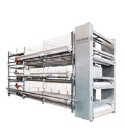 Nouvel équipement de poulailler en acier galvanisé entièrement automatique de type H de haute précision et haute durabilité pour élever des poulets