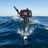 Moteur Hors-Bord AIQIDI Direct Usine OEM à Essence 2 Temps 3,5 CV pour Bateaux de Pêche