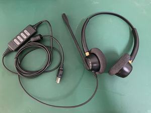 Auriculares clásicos de negocios con cable para centro de llamadas con micrófono, auriculares de centro de llamadas de gama alta para computadora, centro de llamadas - Product Image 6