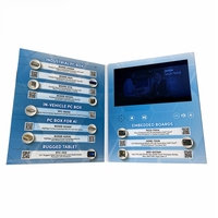 Écran Lcd Tft Vidéo Carte de voeux Publicité Business Carte LCD Vidéo Brochure