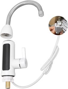 Grifo de Cocina Eléctrico Moderno de un Solo Grifo con Calentamiento Instantáneo, Pantalla LED, Control Termostático y Construcción de Acero Inoxidable - Product Image 4