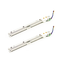 Moteur pas à pas linéaire miniature QQ SM15-196L 15BY 15V DC avec écrou coulissant en plastique et course de 150 mm 170 mm
