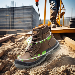 <strong>Safety</strong> Shoes Work Shoes Men <strong>Women</strong> Lightweight <strong>Safety</strong> <strong>Trainers</strong> with Steel Toe Caps Color Brown - Product Image 4