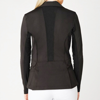 Veste de spectacle professionnelle pour femmes, coupe ajustée pour selle, tissu technique avec évacuation de l'humidité et protection UV
