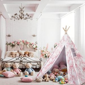 Tente tipi de luxe pour enfants, taille <span class=keywords><strong>king</strong></span> size, en coton, pour la maison - Product Image 2