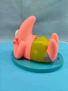 Figurine d'action en résine <span class=keywords><strong>Patrick</strong></span> Star, écologique, peinte à la main, style anime, avec un sourire amusant, pour décoration et collection, vente en gros - Product Image 2