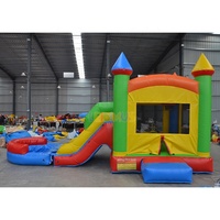 Château gonflable avec contrôleur de jeu vidéo, Moonwalk Gamer, château gonflable avec toboggan pour fête
