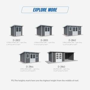 Hangars <span class=keywords><strong>de</strong></span> <span class=keywords><strong>jardin</strong></span> WPC stockage <span class=keywords><strong>de</strong></span> bâtiment maison extérieure hangars modernes personnalisés abris <span class=keywords><strong>de</strong></span> <span class=keywords><strong>jardin</strong></span> et maisons d'été - Product Image 3