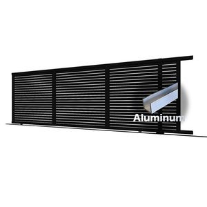 10mm kho cửa 8 mm chân accordion cao nhôm hamptons hàng rào cho 8ft nghệ thuật 4ft Hàn mà không cần hàng rào nhôm hamptons hàng rào - Product Image 3