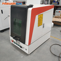 30W 50W 60W 100W 3D Desktop Vollständig Geschlossene Faserlaser-Markier- und Graviermaschine für Edelstahl-Fertigungsanlagen