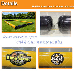 Inflable 3v3 campo de fútbol Street-Ready Blow-Up Sport Arena soplador bomba de aire 3 años de garantía parque de atracciones - Product Image 2