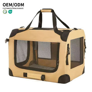 Oxford seyahat <span class=keywords><strong>Pet</strong></span> yumuşak sandık açık araba evcil hayvan çantası katlanır köpek kutusu güvenli arka evcil hayvan kafesi büyük uzay - Product Image 4