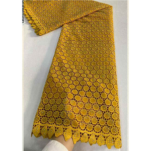 Fransız tül dantel kumaş yüksek kalite Hollow tığ dantel taklidi dikiş kumaşı - Product Image 1