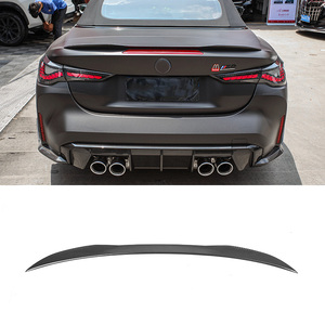 BMW 4 serisi G23 Coupe & M4 G83 <span class=keywords><strong>M</strong></span> tarzı kuru karbon Fiberr arka Spoiler bagaj kanat 2020-2025 petek dövme - Product Image 2