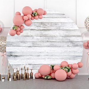 Cổ Điển Gỗ Vòng <span class=keywords><strong>Backdrop</strong></span> Đàn Hồi Trong Kho Retro Mộc Mạc Vòng Tròn Màu Xám Cưới Bé Tắm Trang Trí Nội Thất Nhà Máy Bán Buôn - Product Image 2