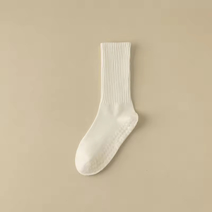 Wholesale <b>Custom</b> Logo Colorful Breathable Yoga <b>Socks</b> Cotton Crew <b>Grip</b> Non Slip <b>Socks</b> for Women - Product Image 4