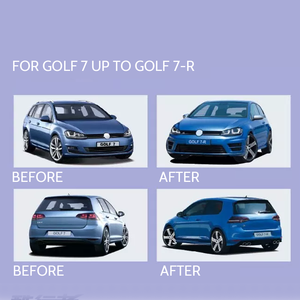 KSEEK – accessoires automobiles de haute qualité, pare-chocs de voiture, kit complet assy pour VW Golf 7, mise à niveau vers R - Product Image 2