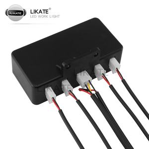 Lámpara Lkt Kilat Depan Mobil Lámpara Kilat Led Strobe Peringatan Darurat 12V Dc Kisi Bumper Depan Mobil Biru Merah Lámpara Kilat Led 4x6 - Product Image 3