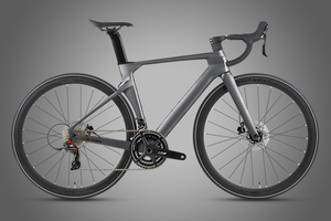 Bicicleta de Carretera de Carreras de Alta Gama 700C de Fibra de Carbono, 22 Velocidades, Doble Suspensión, Frenos de Disco Hidráulicos, Ligera, con Cableado Interno R1 - Product Image 6