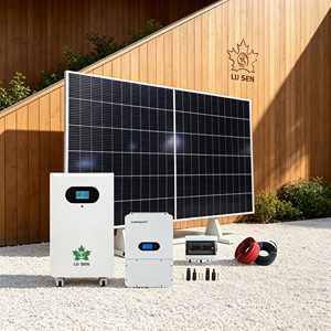 Kit Completo di Energia Solare Off-Grid per Casa con Batteria al Litio e Inverter per Fornitura di Energia Fuori Rete per Allevamenti Isolati - Product Image 1