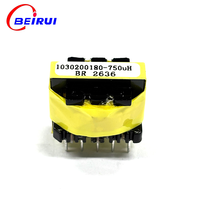 Transformateur de puissance à haute fréquence BEIRUI personnalisé 750uH pour SMPS, transformateur d'isolement à noyau de ferrite PQ3225, montage en surface