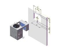 Mono bloc mural 1hp 2hp 3hp 5hp tout-en-un refroidissement monobloc réfrigération froide congélateur condenseur unité de condensation