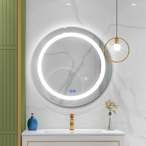 Treo Tường Phong Cách Hiện Đại Vòng LED Phòng Tắm Gương Trang Trí Nội Thất LED Gương Đồng Miễn Phí Bạc Gương Với Đèn - Product Image 6