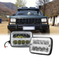 5X7 LED remplacement salut/bas faisceau scellé phares Led pour Jeep Wrangler YJ Cherokee XJ Toyota Ford