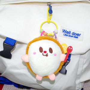 Colgante de comida de <span class=keywords><strong>hamburguesas</strong></span> y papas fritas, llavero de peluche de pareja, colgante de figura pequeña de pata de pollo y hot dog - Product Image 4