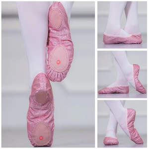 Chaussures <span class=keywords><strong>de</strong></span> ballet à paillettes Yoga Gym Chaussons plats Rose Bleu Rose <span class=keywords><strong>Rouge</strong></span> Couleurs Ballet Chaussures <span class=keywords><strong>de</strong></span> <span class=keywords><strong>danse</strong></span> pour filles Enfants Femmes Enseignant - Product Image 2