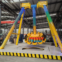 Manège de fête foraine à sensations fortes : Mini Pendule Frisbee à 12 places pour parc d'attractions