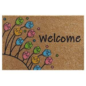 Tapis de sol personnalisé en fibre de coco artificielle, imprimé UV, pour entrée, hall, anti-dérapant, anti-salissures - Product Image 5