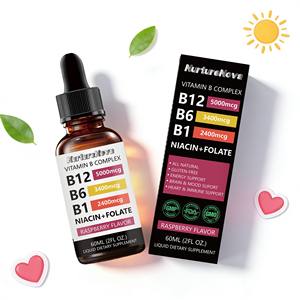 Ekspor Lintas Batas <span class=keywords><strong>VITAMIN</strong></span> <span class=keywords><strong>B12</strong></span> DROPS Suplemen Diet 60ml Penjualan Langsung Pabrik Sumber Dukungan O EM - Product Image 5