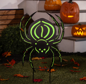 Decoración de Halloween: Esqueleto estilo 'Mercy Brown' con temática de tuberculosis, estacas de jardín de arañas para exhumaciones, para temática de terror histórica. - Product Image 2